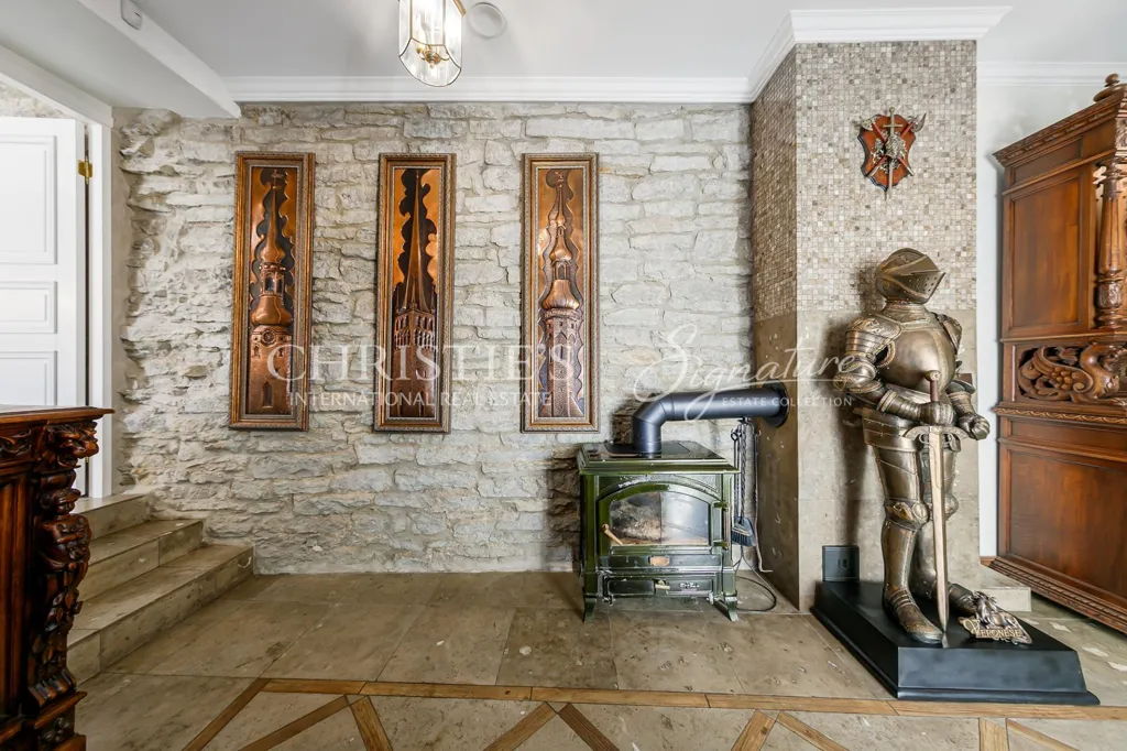 Salón - Historic 4-Bedroom Flat in Tallinn City Centre