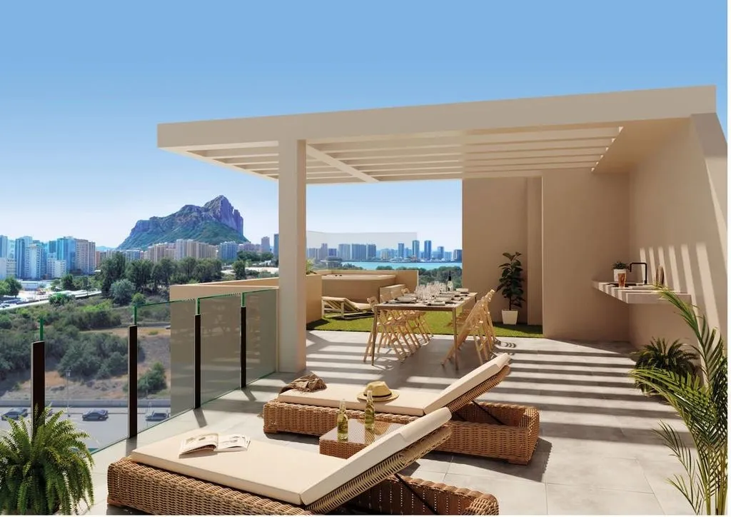 Terrasse - Luxury Apartment with Pool in Calpe