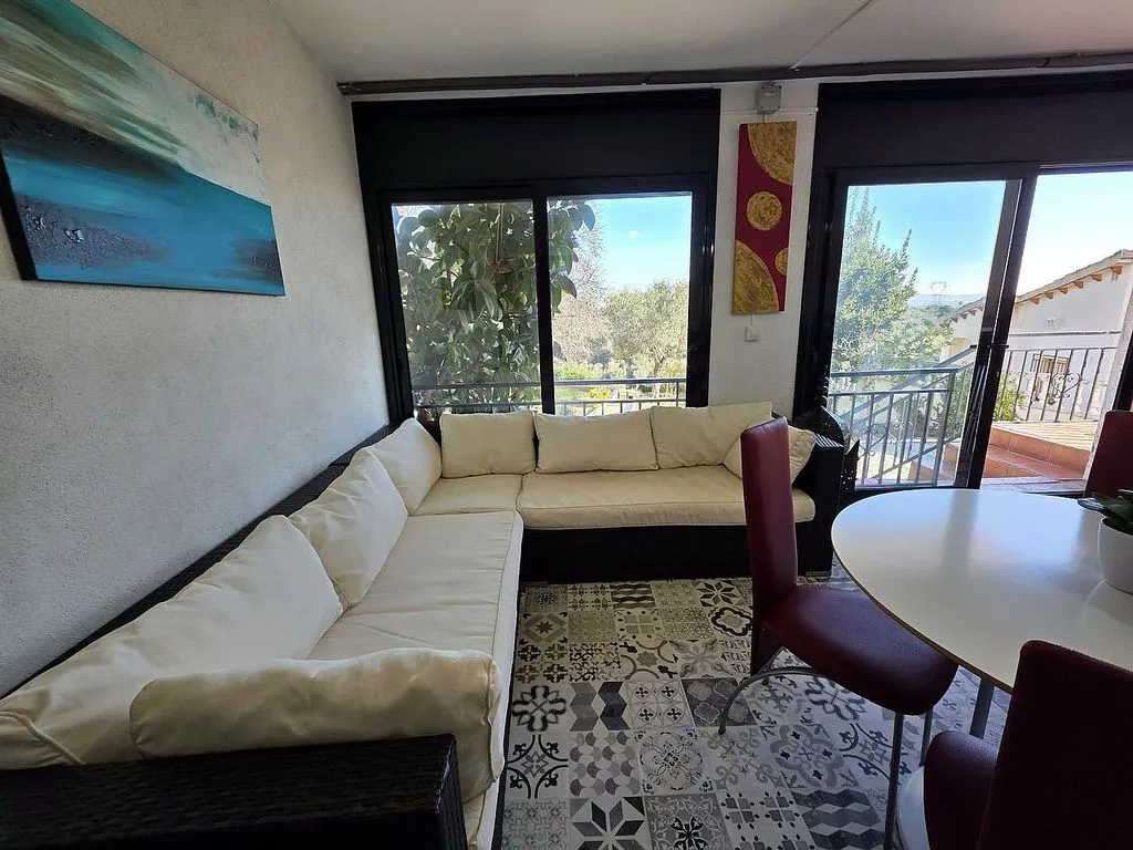 Living Room - Chalet with Pool in Albinyana, Tarragona