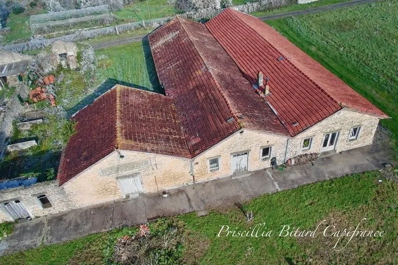 Aerial - Character House with Large Annex in Bord