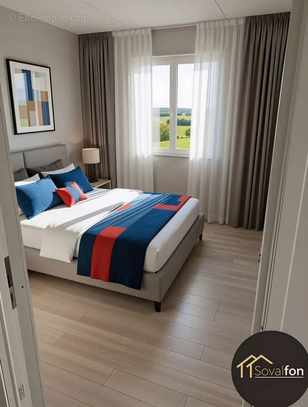 Chambres - Maison 4 pièces à Menetrol