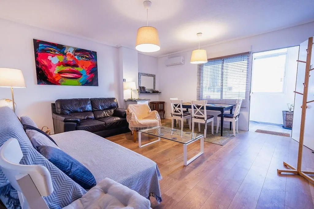 Living Room - Holiday Apartment with Terrace in Torrevieja