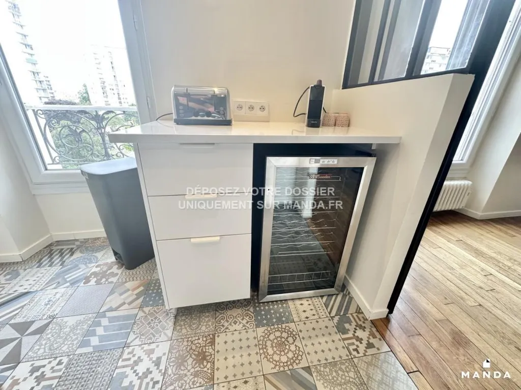 Kitchen - Duplex Flat with Balcony in Ivry-sur-Seine