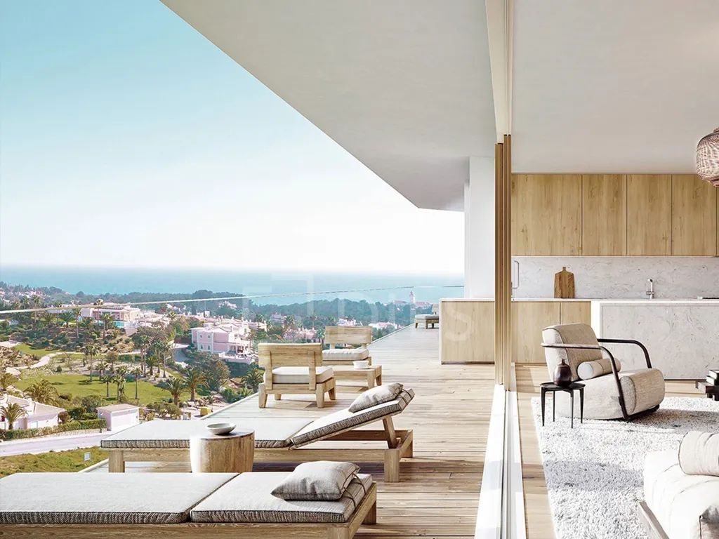 Living Room - Luxury Apartment with Beach Proximity in Lagoa