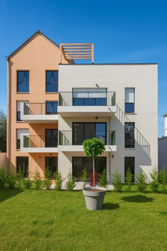 Exterior - 5-Piece Apartment with Garden in Chartres