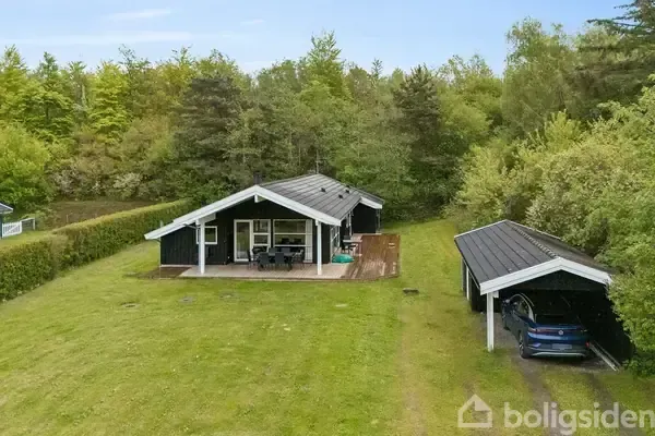 Vue aérienne - Summerhouse with Sauna in Højby
