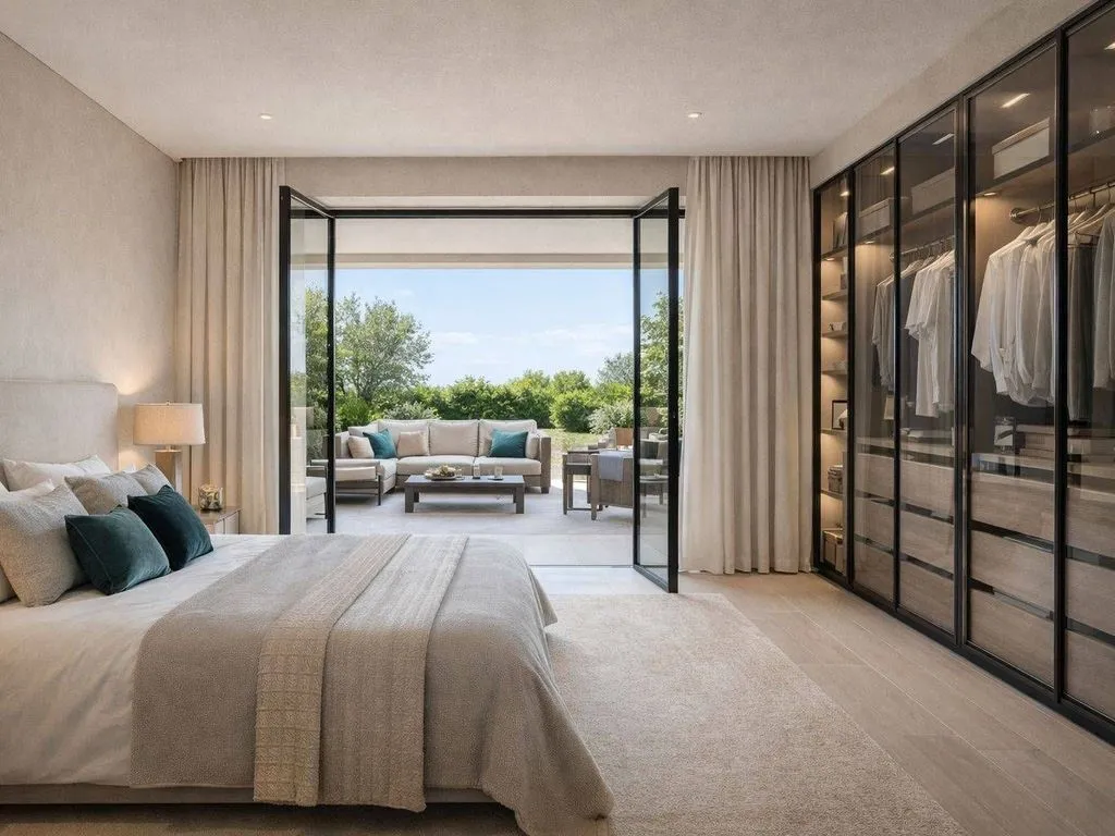 Bedrooms - Luxury Villa with Lake View in Verbania