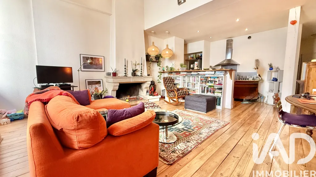 Soggiorno - Charming Loft with High Ceilings in Bordeaux