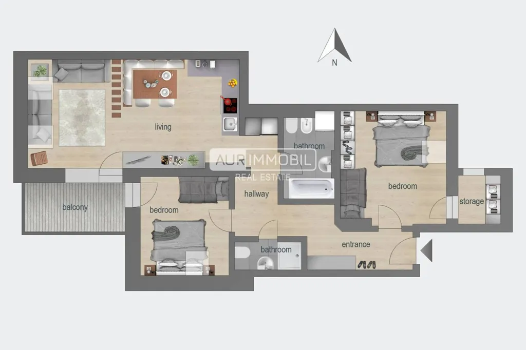 Plaan - Luxury Flat with Balcony in Innichen