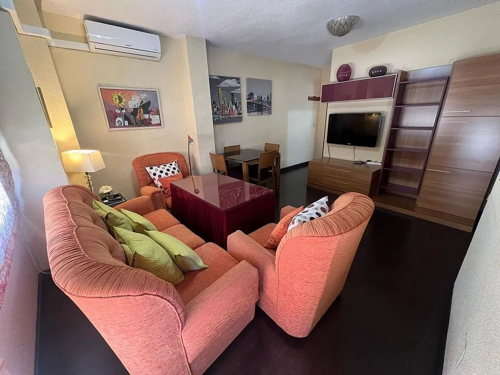 Séjour - Furnished Flat with Balcony in Millán de Priego