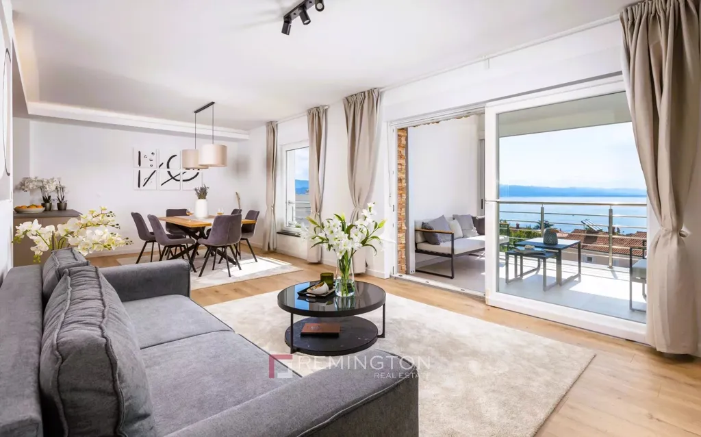 Séjour - Modern Apartment with Sea View in Opatija