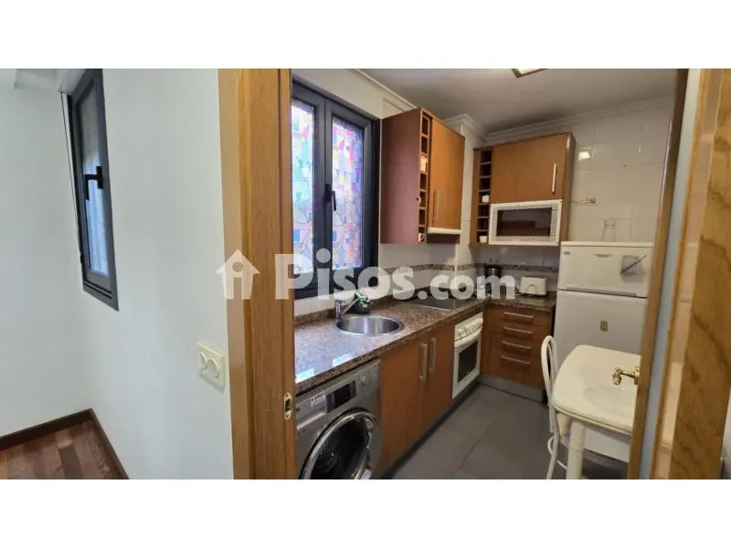Köök - Apartment with Sea View in Gijón Centre