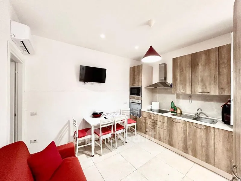 Living Room - Modernised Trilocale with Private Courtyard in Cagliari
