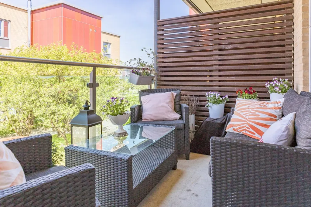 Balcony - Apartment with Generous Balcony in Limhamn Bunkeflostrand