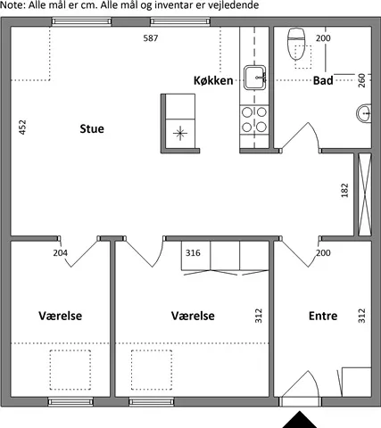 Plaan - Apartment with Lift on Hovedgaden, Snedsted