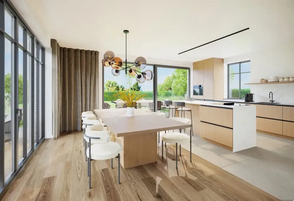 Köök - Contemporary Farmhouse with Terrace in Source Project
