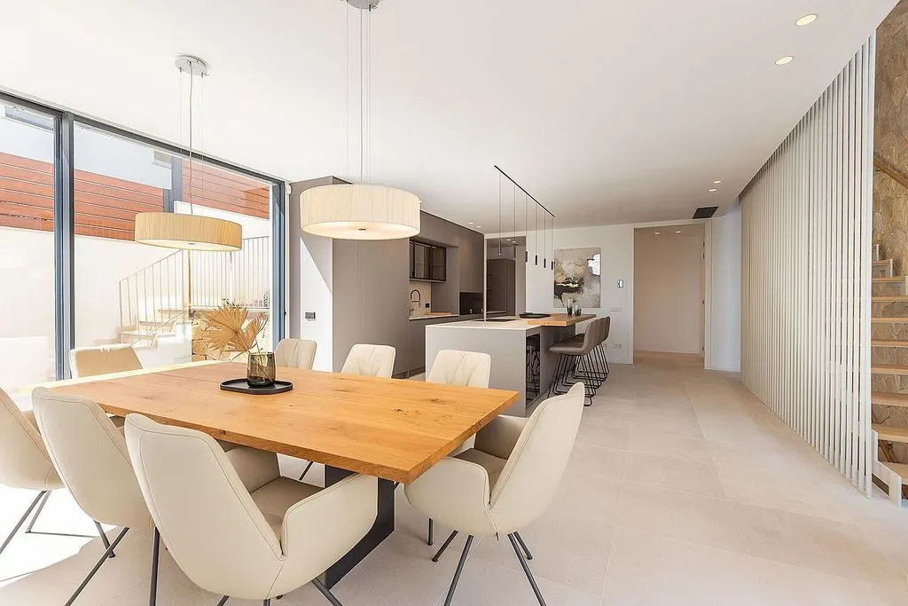 Salle à manger - Contemporary Villa with Pool in Sant Agustí