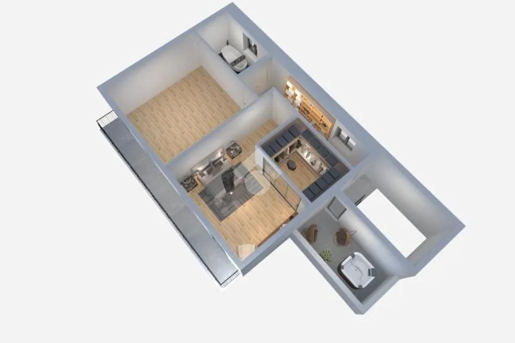 Plan - Two-Level Villa with Garden in Bibiana