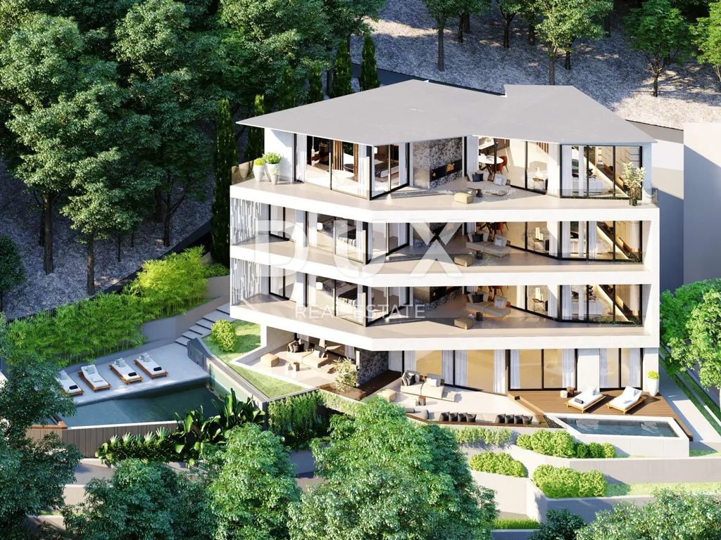 Õhuvaade - Architectural Apartment with Sea View in Opatija Centre