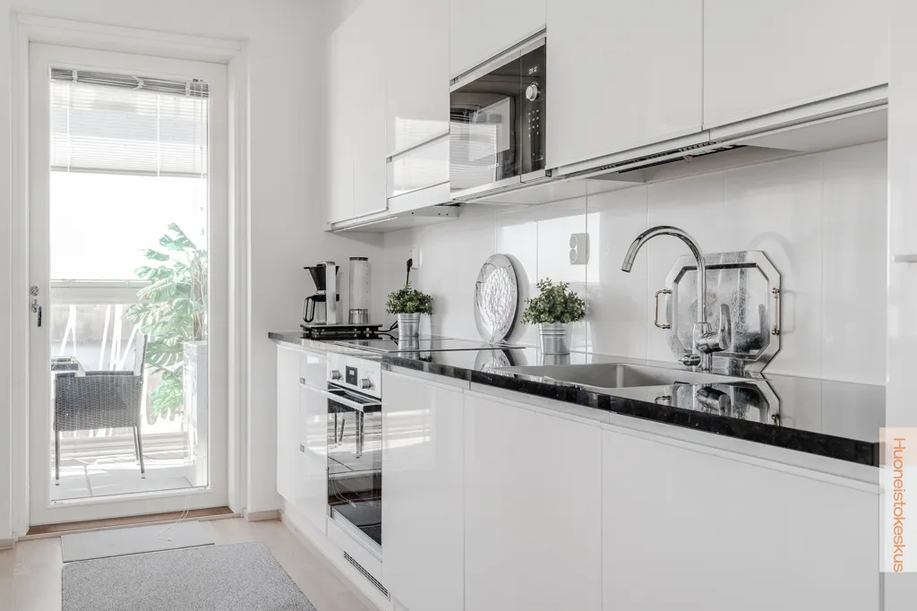 Köök - 12th Floor Apartment with Sea View in Oulu