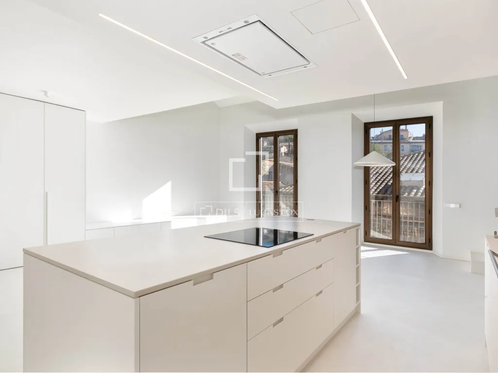 Cuisine - Penthouse in Renovated Palace, Girona