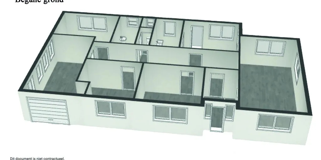 Plan - Villa Vrijstaande avec Jardin à Averbode