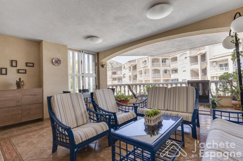 Terrasse - Furnished Apartment with Pool in Valencia