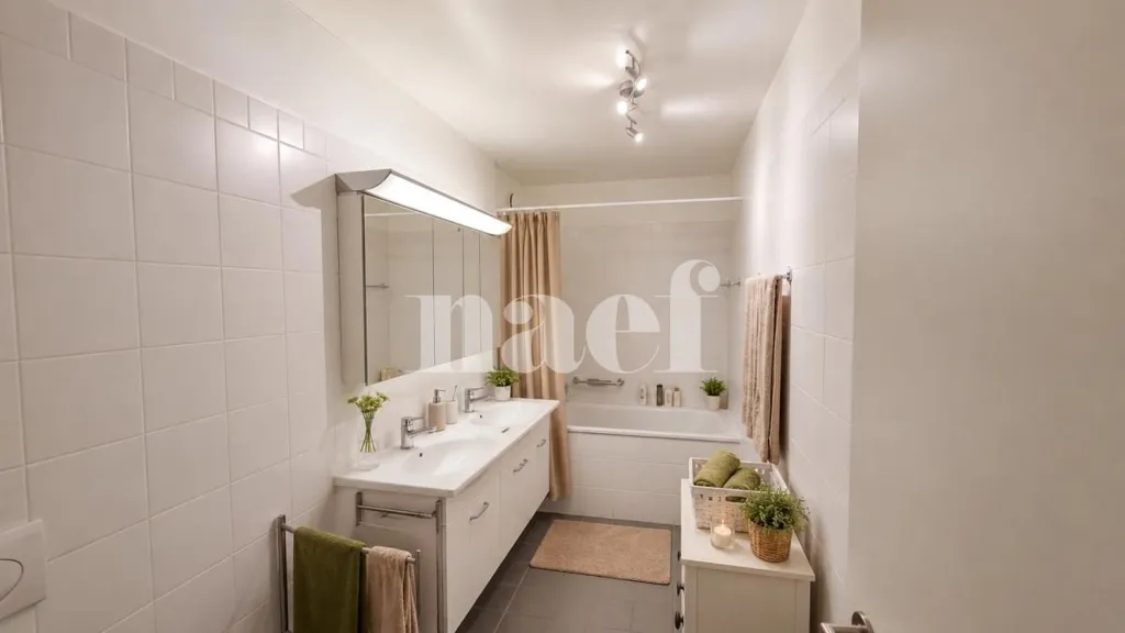 Salles de bain - 5.5-Piece Apartment with Balcony in Nyon
