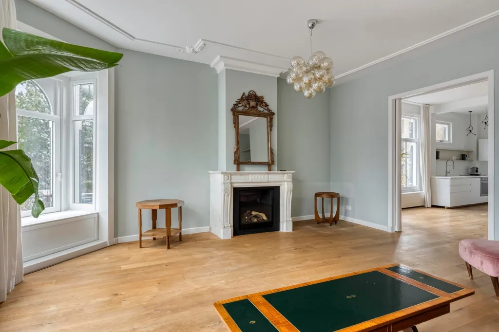 Séjour - Duplex Apartment with Garden View in Plantage