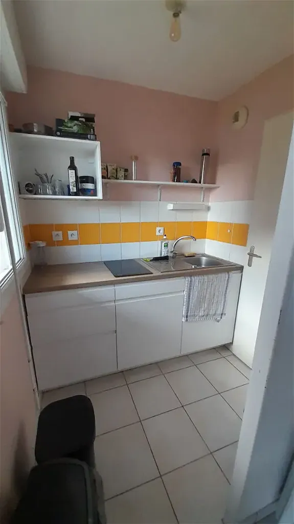 Köök - Studio with Balcony in Beaupreau