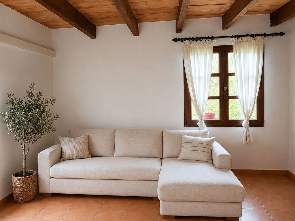 Soggiorno - Rustic House with Garden near Muro Beach