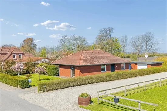 Vue aérienne - Detached Villa with Garden in Føvling