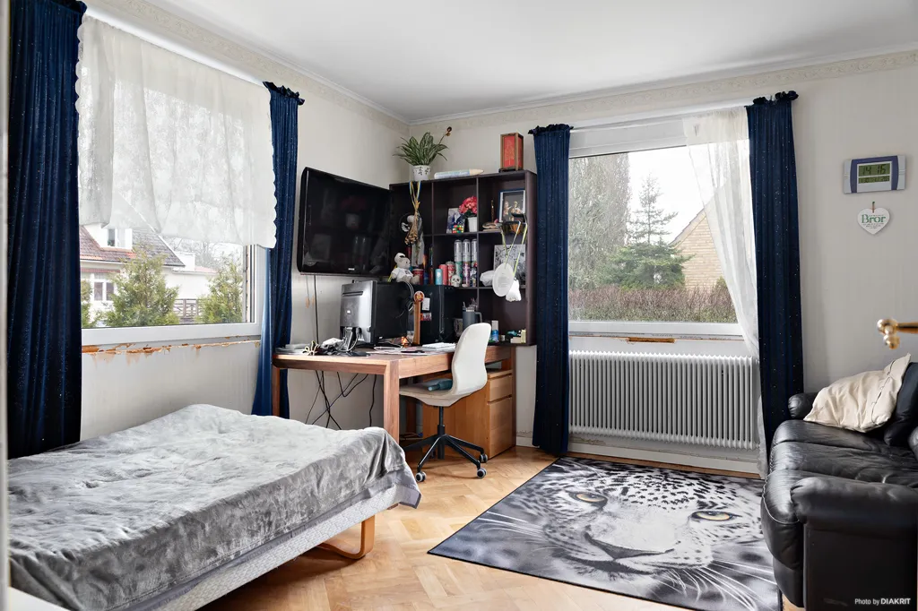 Chambres - 1.5-Storey Villa with Central Location in Unnaryd