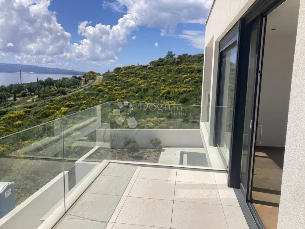 Balcon - Modern Villa with Sea View in Bol