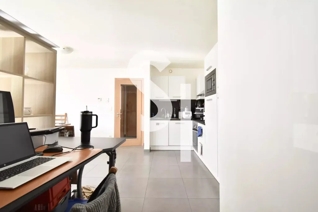 Köök - Apartment with Terrace in Aubange