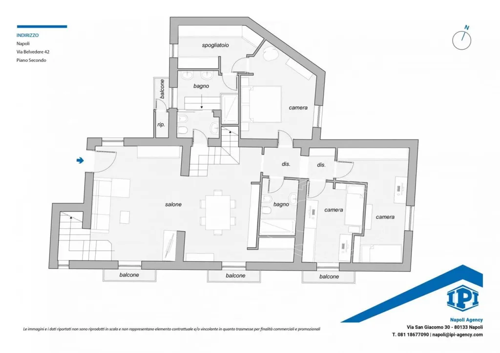 Plaan - Luxury Flat with Terrazzo in Vomero, Naples