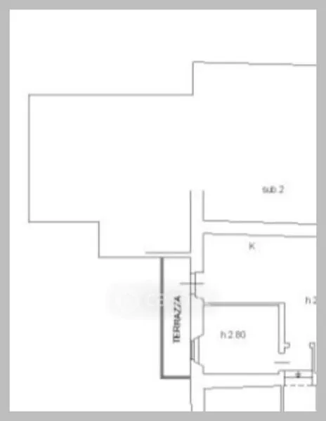 Plan - Apartment with Balcony in Pisticci