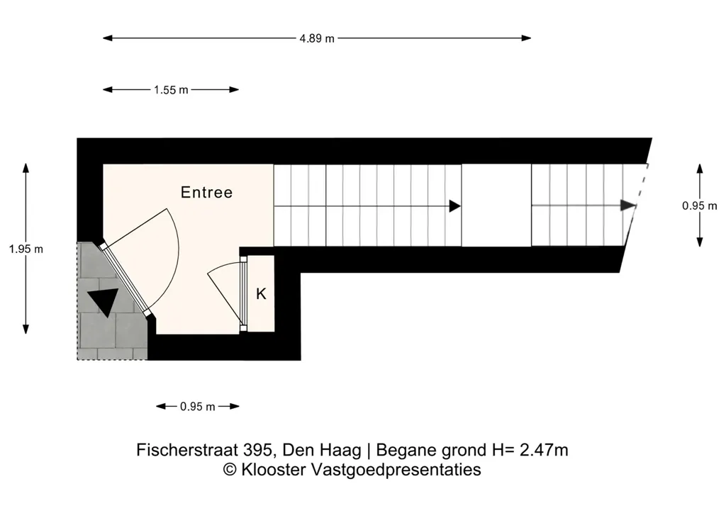 Floor Plan - Maisonette with Terrace in Transvaalkwartier