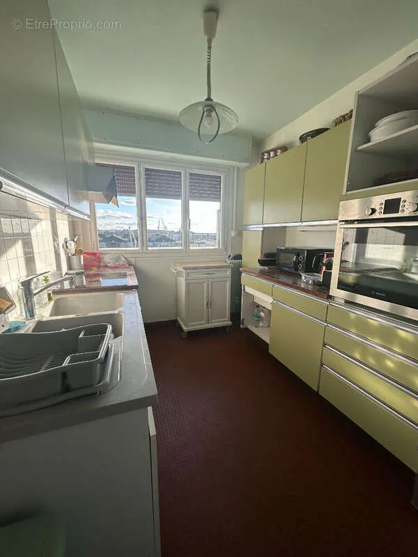 Köök - Duplex with Balcony in Saint-Malo