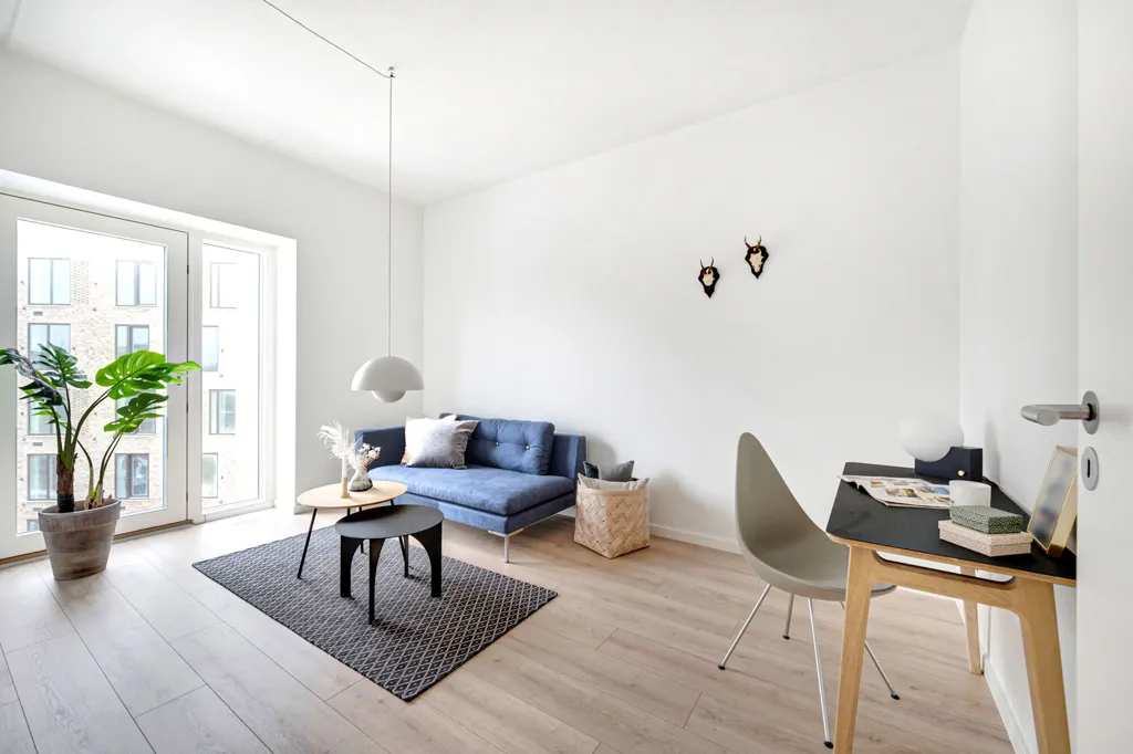 Living Room - 3-Bedroom Flat in Aarhus North