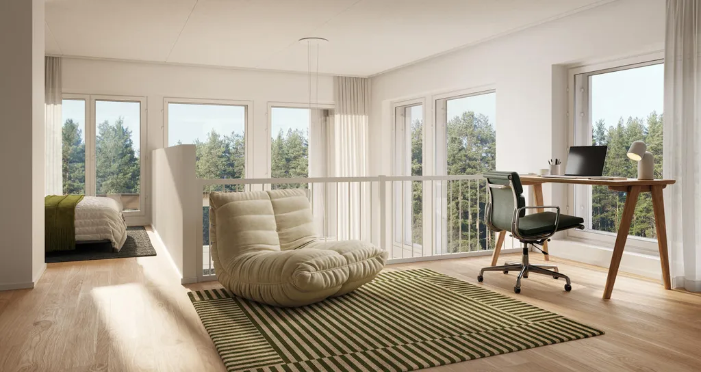 Bureau - Loft Apartment with Balcony in Lamminrahka