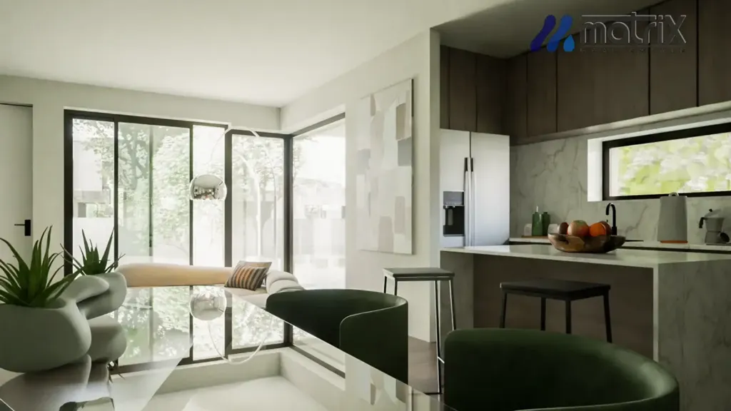 Cuisine - Modern Villa with Garden in Noventa Padovana
