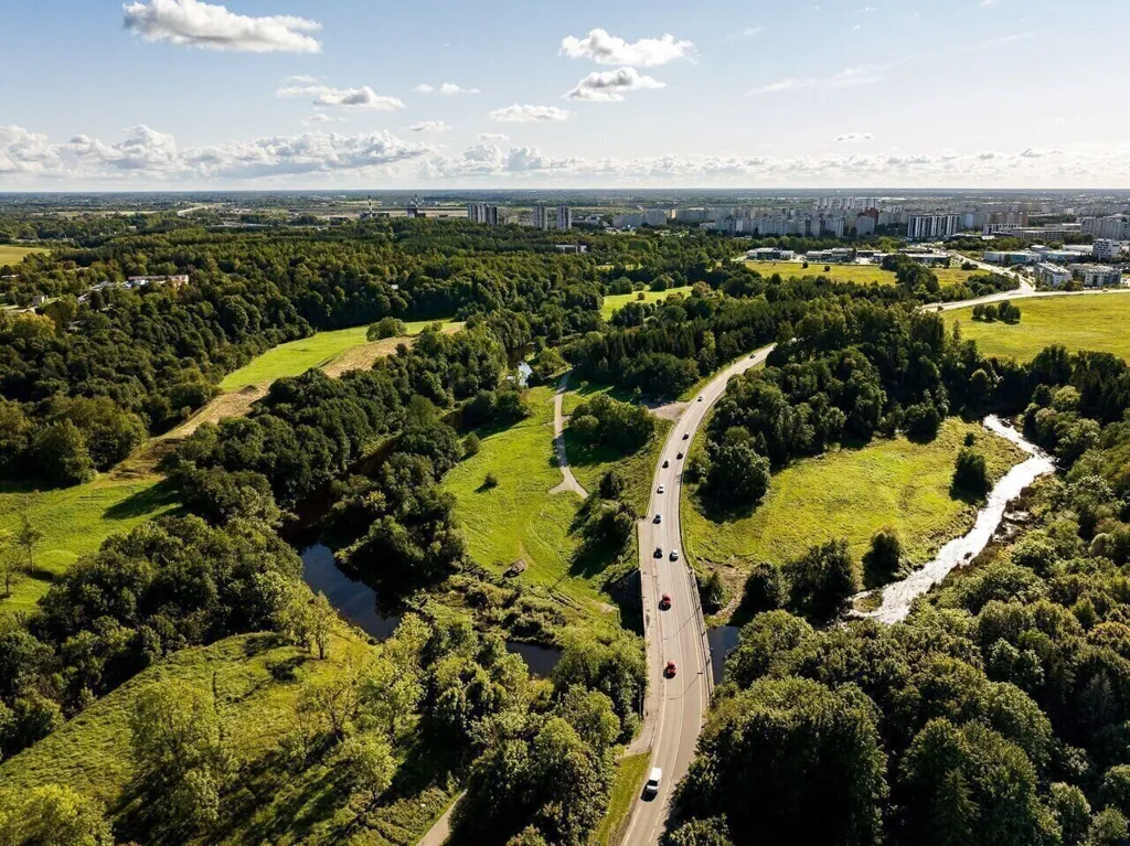 Õhuvaade - Apartment with EV Charging in Maardu