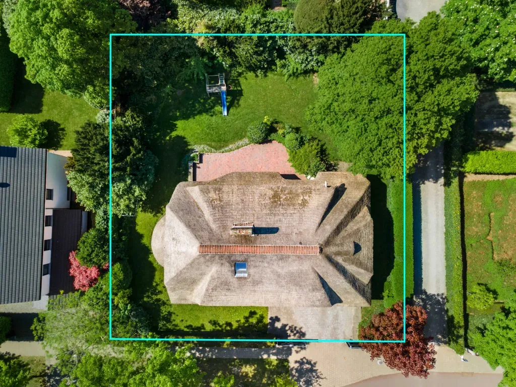 Õhuvaade - Thatched Villa with South-Facing Garden in Antwerp