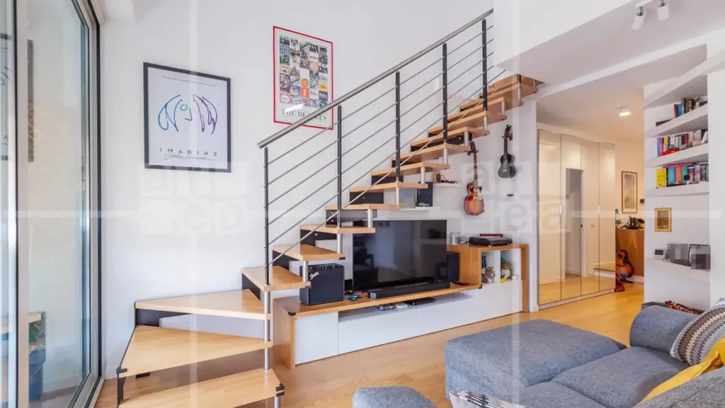 Séjour - Attico with Balcony in Monteverde, Rome