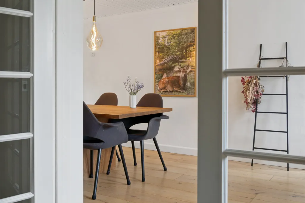 Sala da pranzo - Farmhouse with Forest View in Malling