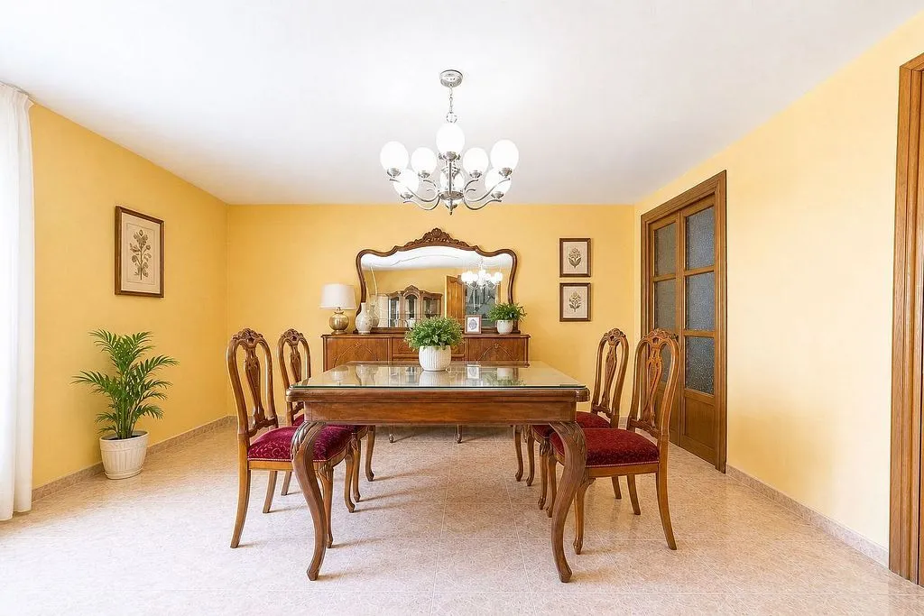 Salle à manger - Traditional Chalet with Terrace in Aibar/Oibar