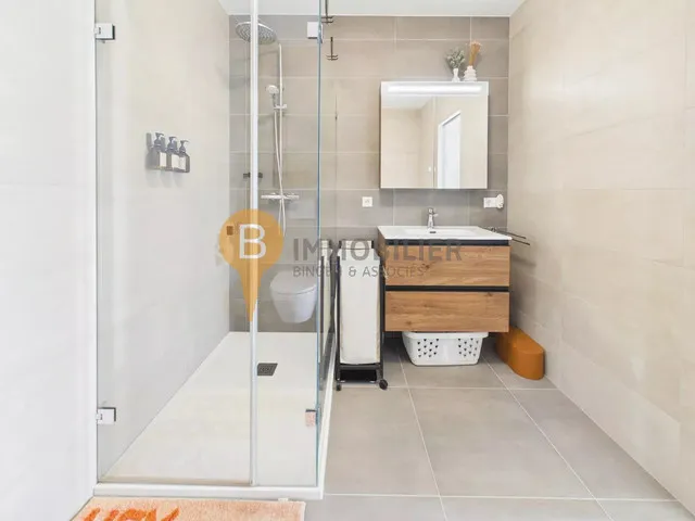 Bathrooms - Modern Apartment with Terrace in Nospelt