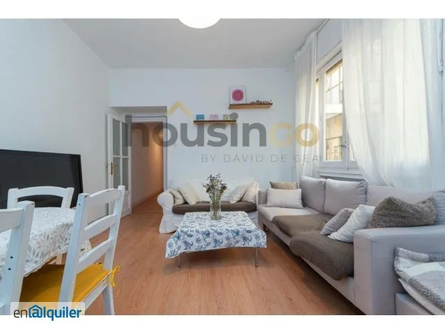 Soggiorno - Apartment with Terrace in Chamberí, Madrid