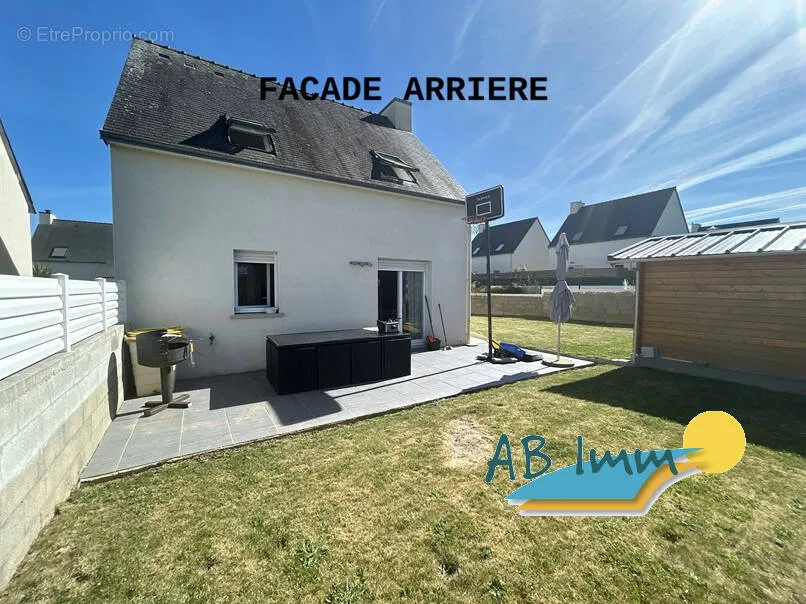 Extérieur - Maison au Calme avec Jardin à Merlevenez